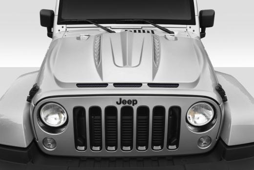 Duraflex Beast Style Hood 18-up Jeep Wrangler JL, Gladiator